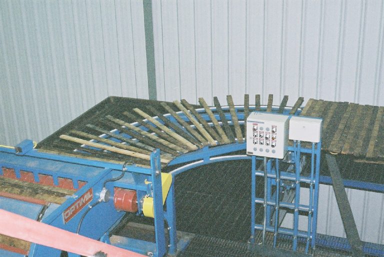 trimmer and sorter sawmill machinery from optimil